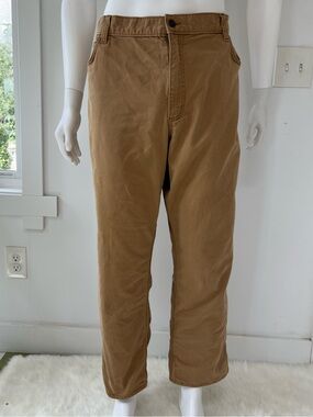 Carhartt Relaxed Fit Men’s Work Pants Size 40x30 Brown Durable Utility Workwear
